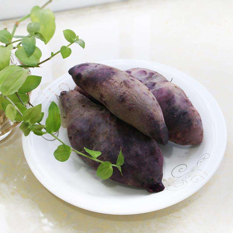 农家紫薯地瓜 新鲜烟蜜薯红稀瓤香