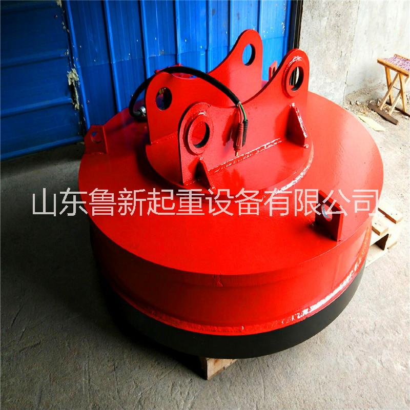 山东厂家定做各种废铁废钢吸盘-起重机电磁吸盘1.65米