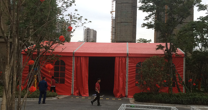 武汉红色篷房出租+帐篷
