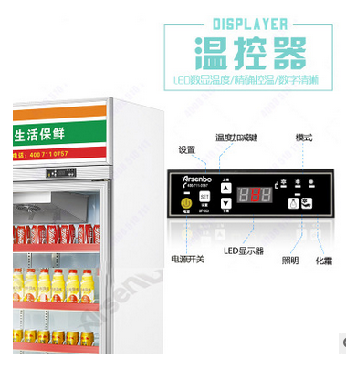 重庆市双门冷藏柜 饮料展示柜 商用冷柜厂家双门冷藏柜 饮料展示柜 商用冷柜