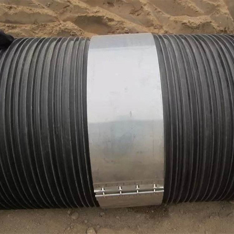 湖南东安聚乙烯塑钢缠绕管塑钢排污和钢带缠绕管作用与区别图片