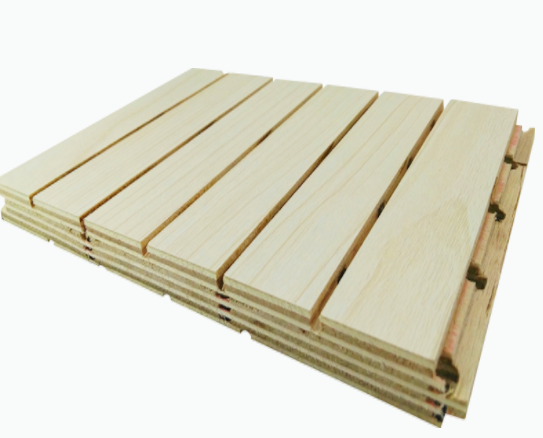 木制槽木吸声板 室内吸声板 槽木吸音板批发 防火槽孔吸声板 墙面木质吸音板