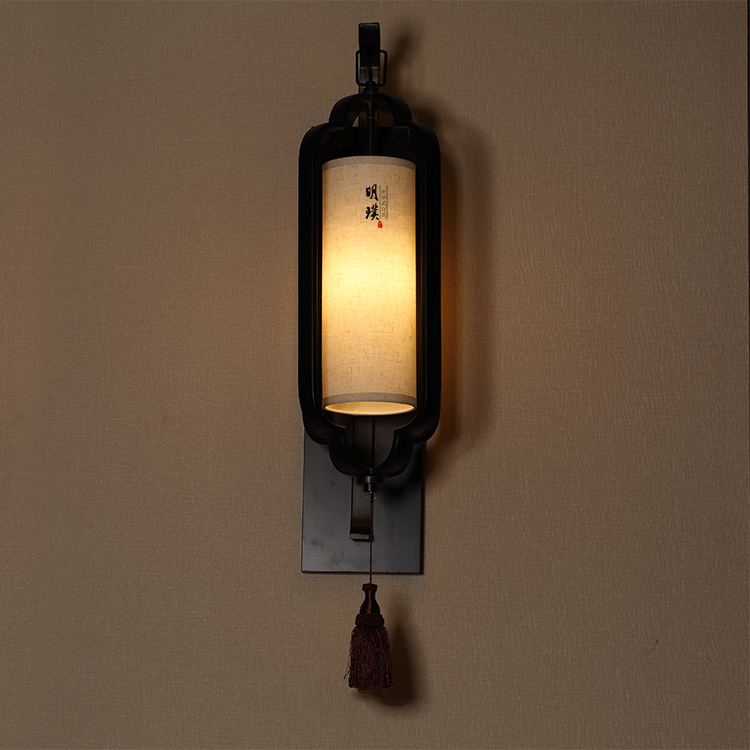 武汉新中式壁灯订制新中式壁灯卧室床头灯禅意创意灯具