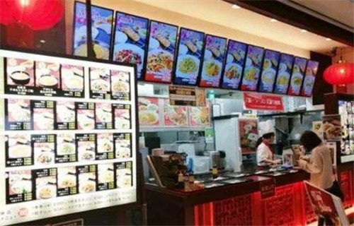揭阳餐饮海报机取代灯箱碧蓝智慧图片