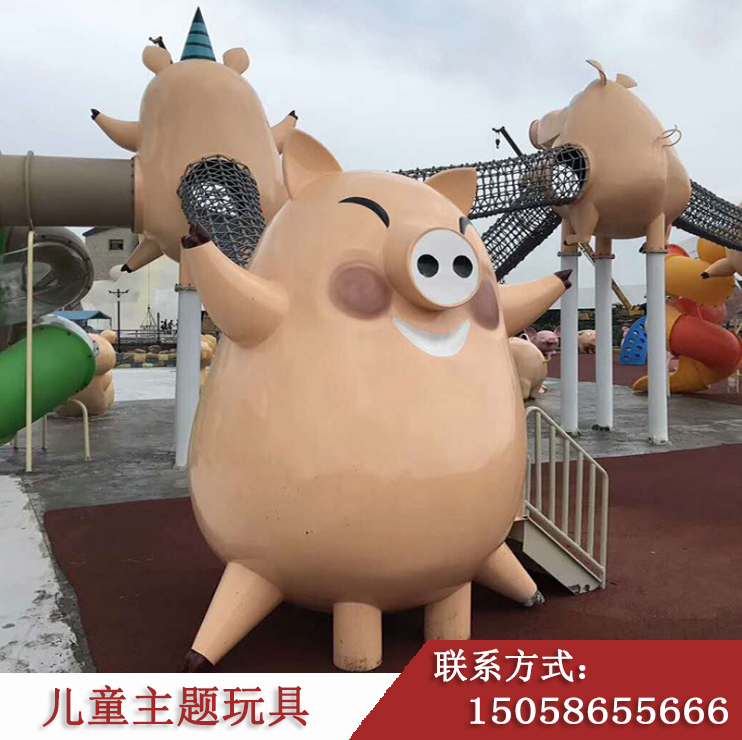 新年彩绘猪雕塑定制厂家价格