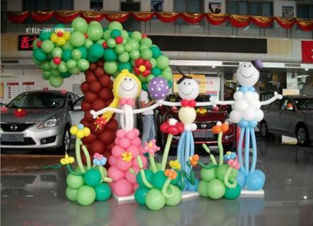 青岛气球装饰气球布置-宝宝百日宴图片