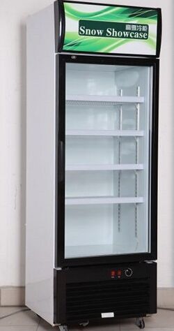 高雪冷柜立式单门冰箱LC-350F图片