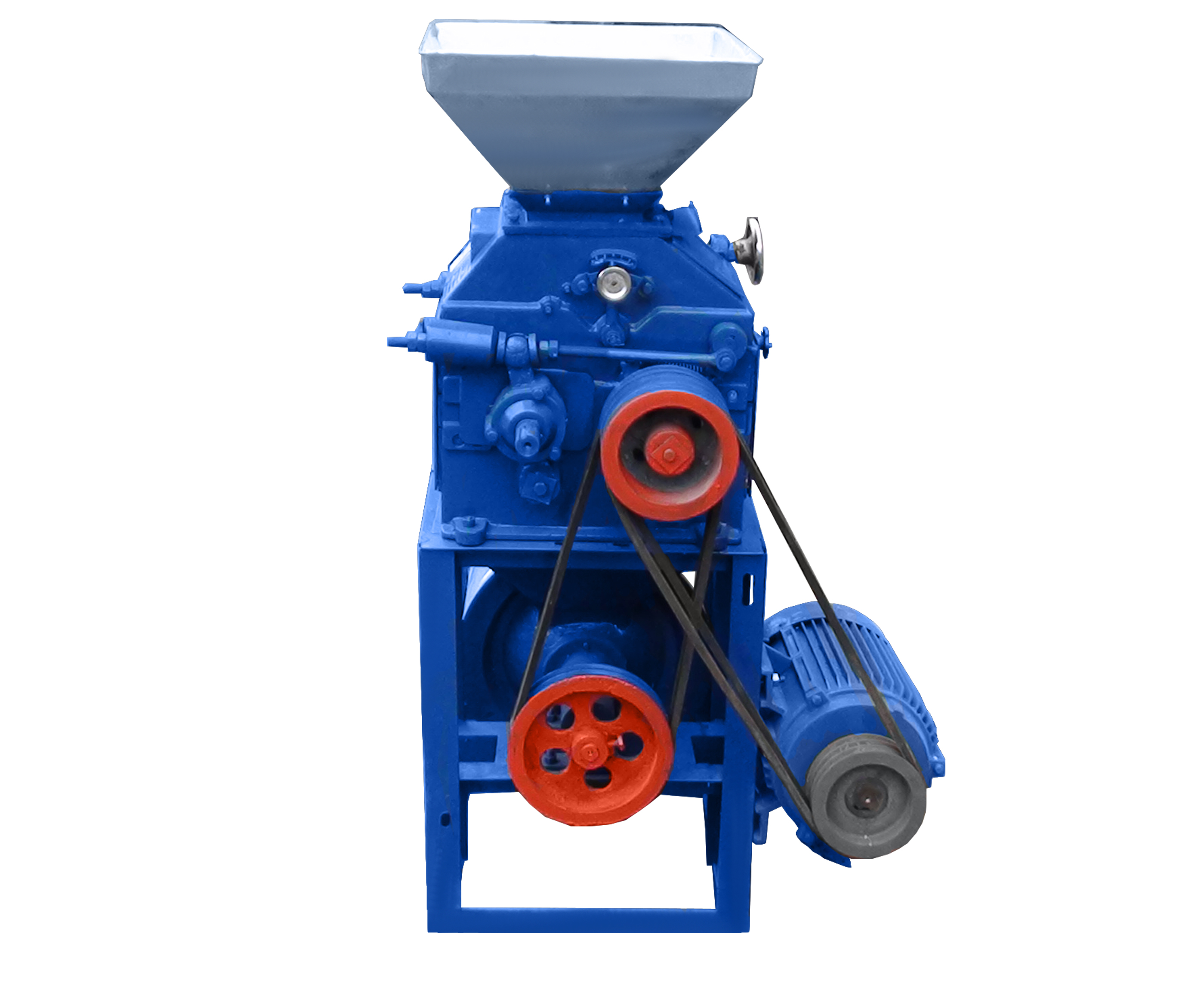 小龙虾牌粉碎机1820型对辊式小麦磨粉机超细低温磨面机商用研磨机