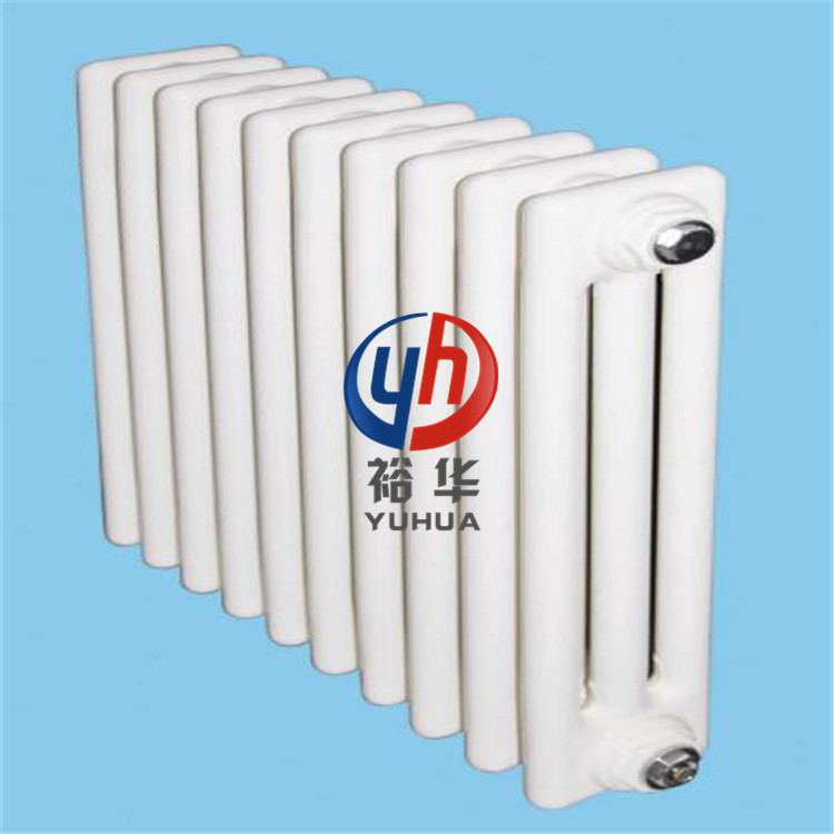 钢三柱方头家用暖气片 弧管三柱式钢制散热器 钢制三柱散热器暖气片图片