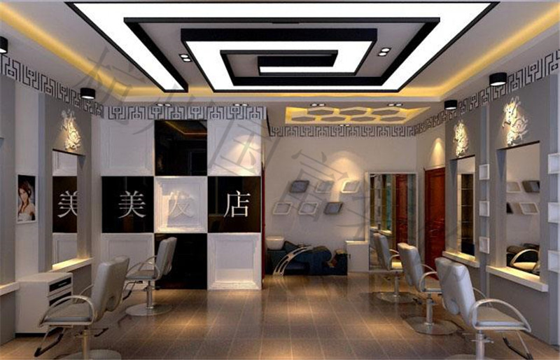 杭州银泰美甲店装修-专业美容店装修-设计案例-国富装饰图片