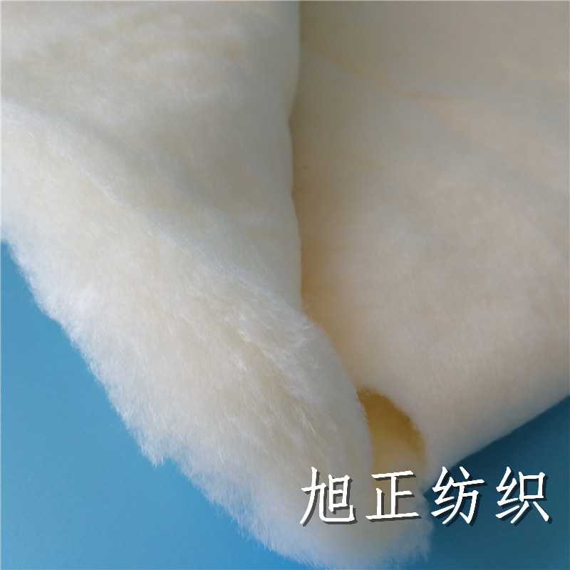 大豆蛋白纤维棉 被胎用天然大豆蛋白棉絮片 高档服装用大豆棉片图片