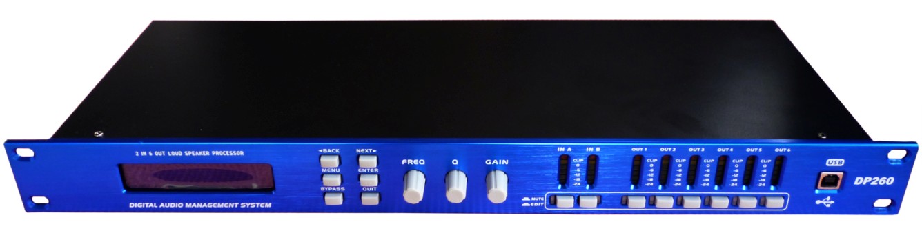 DSP360数字音频处理器 DP360数字音箱处理器