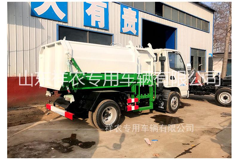 厂家直销东风凯马5方挂桶垃圾车小型垃圾清运车价格