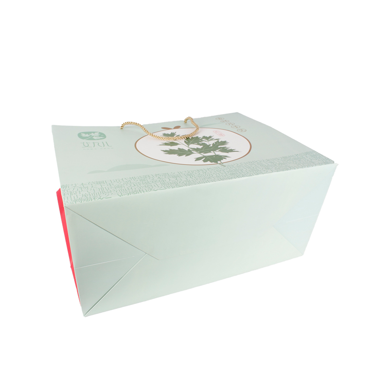 礼品手提纸袋简约礼品纸盒子 枸杞包装牛皮纸袋 通用红枣土特产手提 礼品手提纸袋