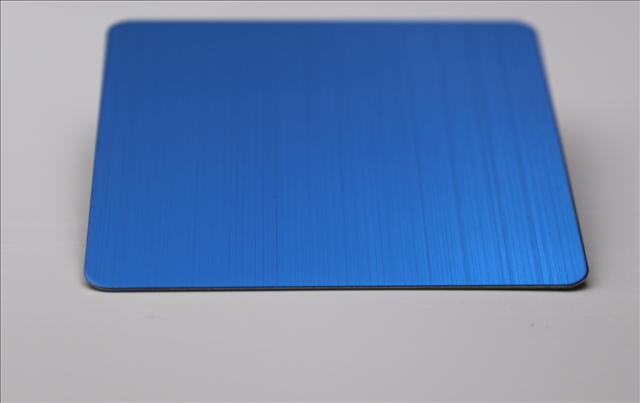 厂家直销宝石蓝不锈钢拉丝板 彩色不锈钢拉丝板