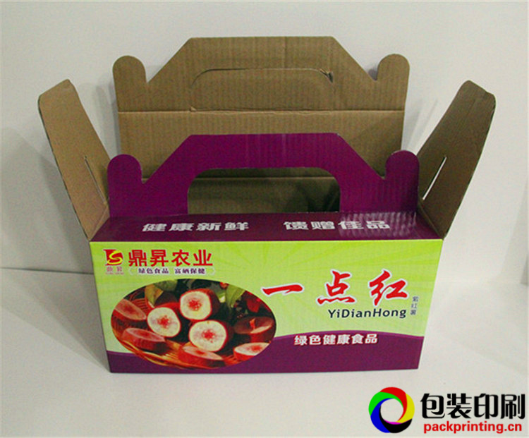 农产品红薯瓦楞纸彩色包装盒厂家定制-利辉纸盒包装厂
