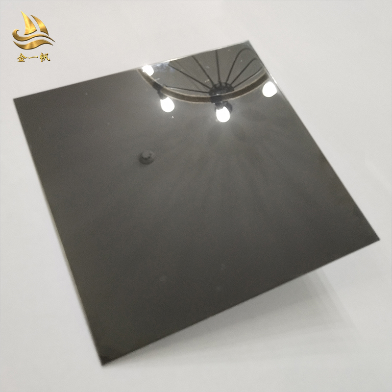 镜面黑钛不锈钢板  镜面黑钛不锈钢板镜面不锈钢黑钛板