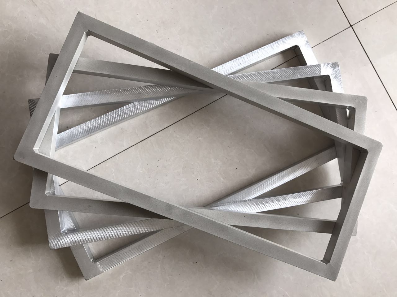 武汉台版印花铝框 印花机用铝合金网框价格