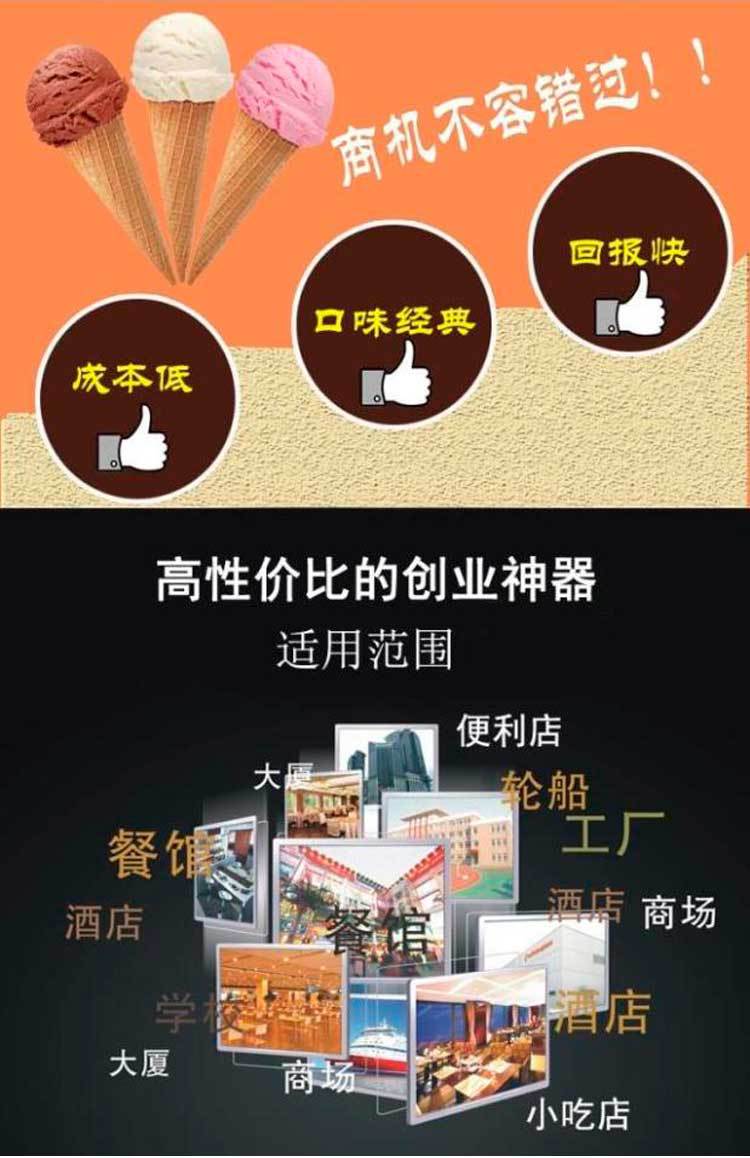千麦ZU-2商用双头雪糕皮机 冰淇淋冰激淋脆皮机 蛋筒蛋卷机