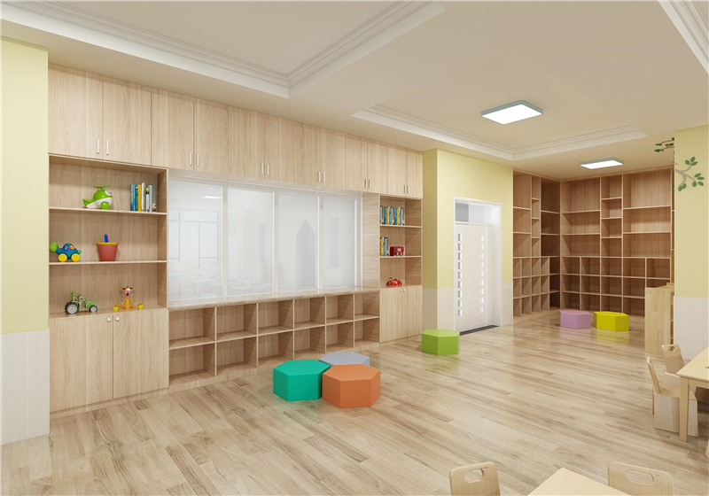 深圳幼儿园装修设计 好环境有助于孩子的成长图片