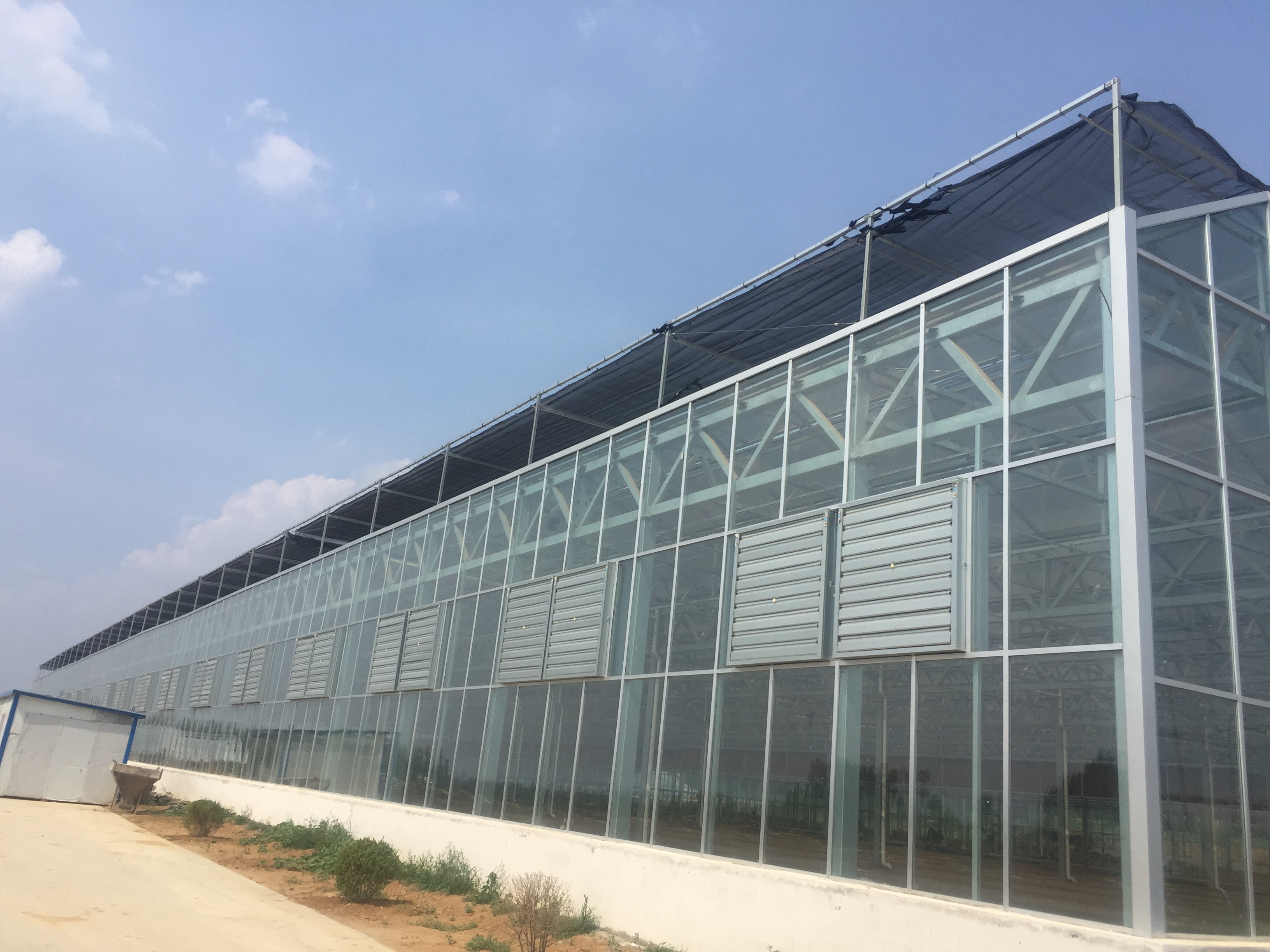 潍坊市河北温室大棚建造、玻璃温室大棚厂家
