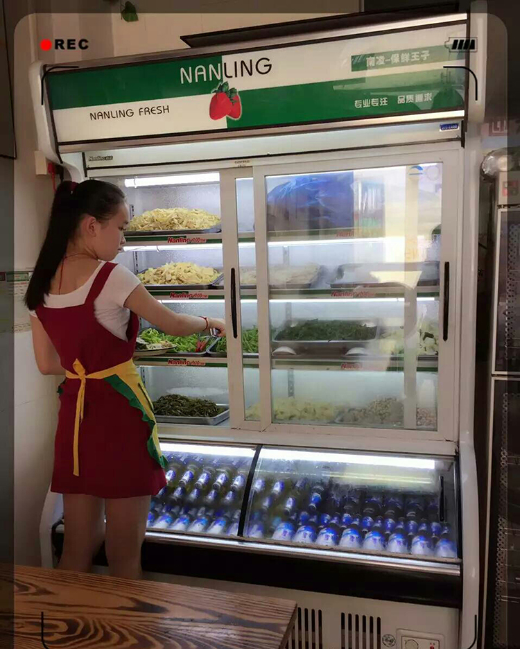 南凌点菜柜麻辣烫菜品冷藏展示1.8米