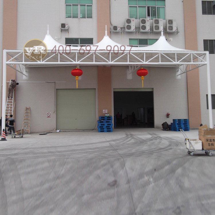深圳市商场门头雨棚膜结构厂家商场门头雨棚膜结构设计安装