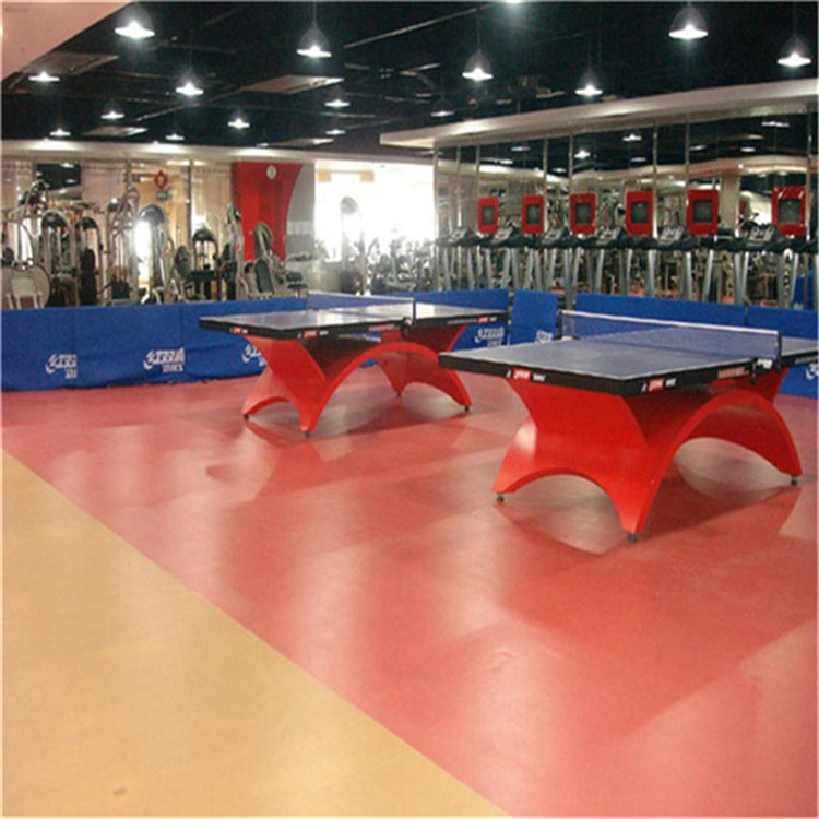 乒乓球专用地板厂家 乒乓球室地板 室内乒乓球地板