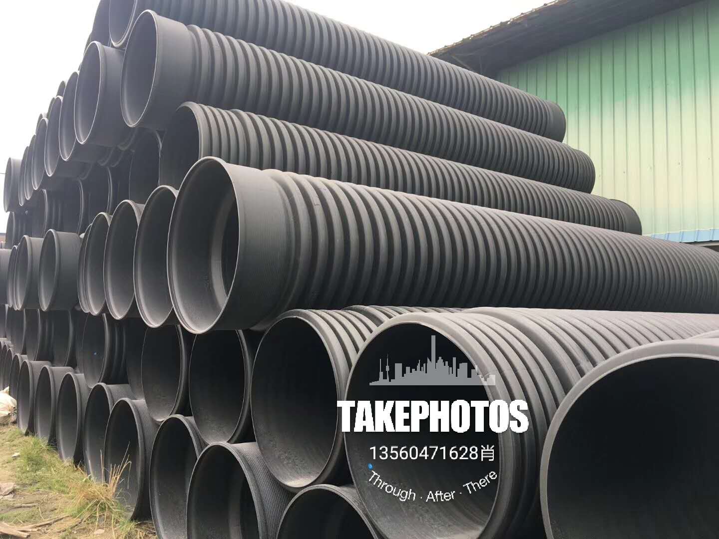 供应广东HDPE双壁波纹管 市政排污管道厂家批发图片