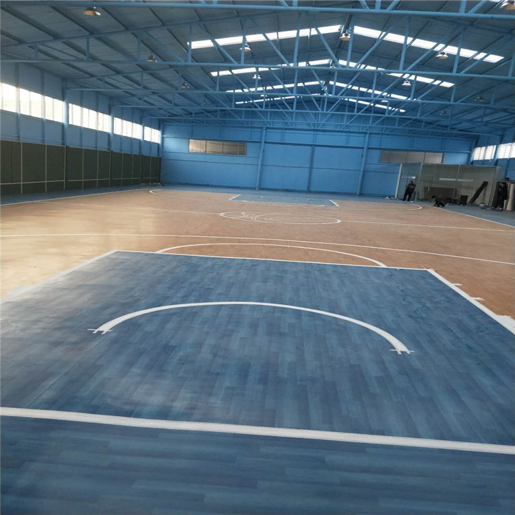 室外塑胶篮球场 一个塑胶篮球场多少钱 蓝球场塑胶