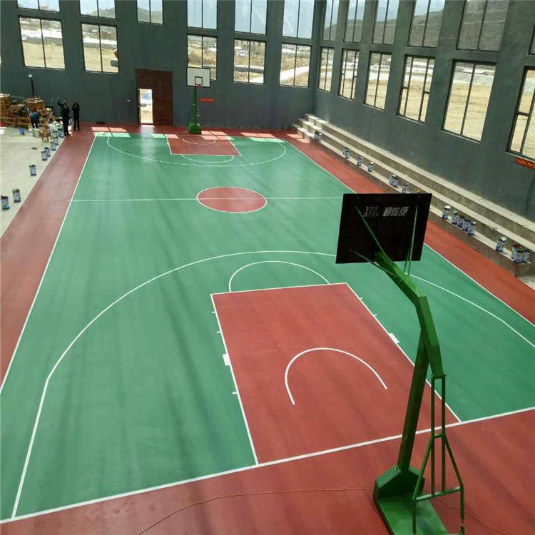 室外篮球场塑胶价格 运动塑胶地垫 篮球场塑胶地板