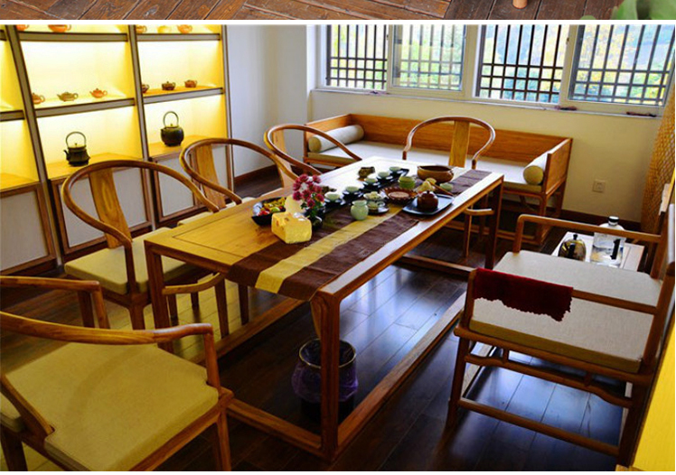 成都古典仿古家具批发 明清中式家具 禅意新中式茶楼家具