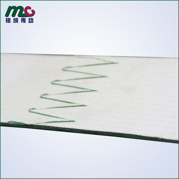 5.0mm绿色PVC输送带 自动化物流包裹专用环形输送带厂家直销