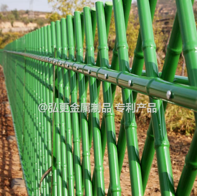 厂家直供不锈钢围栏花园篱笆庭院围栏金属竹子竹子围栏栅栏图片