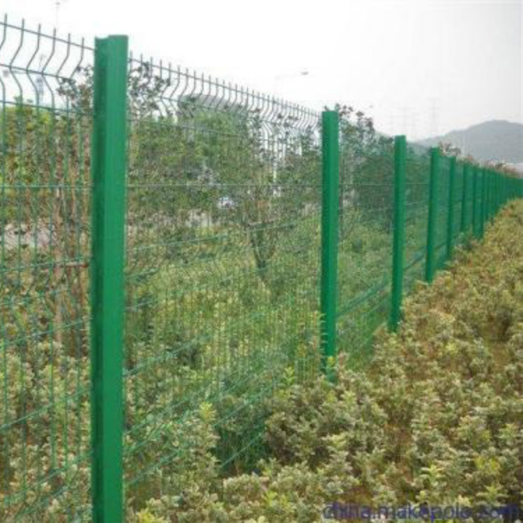 桃型柱护栏网别墅小区护栏网隔离栅绿化围墙护栏