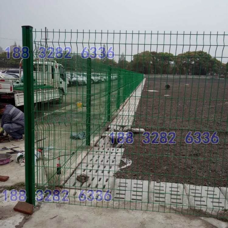 桃型柱护栏网别墅小区护栏网隔离栅绿化围墙护栏