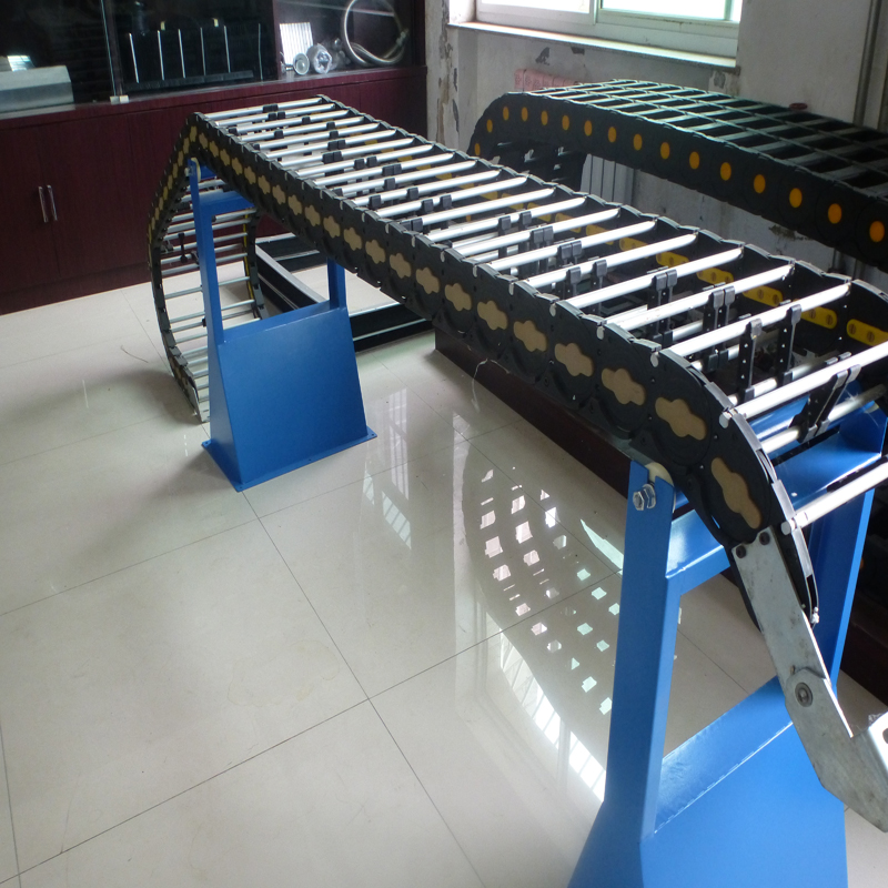 河北瑞奥厂家供应 TLZ100承重超长拖链 工程塑料拖链电缆