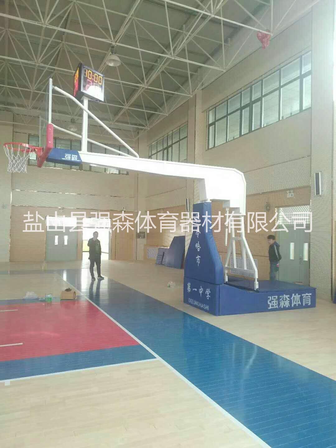 体育器材手动液压篮球架生产厂家招标销售供应商