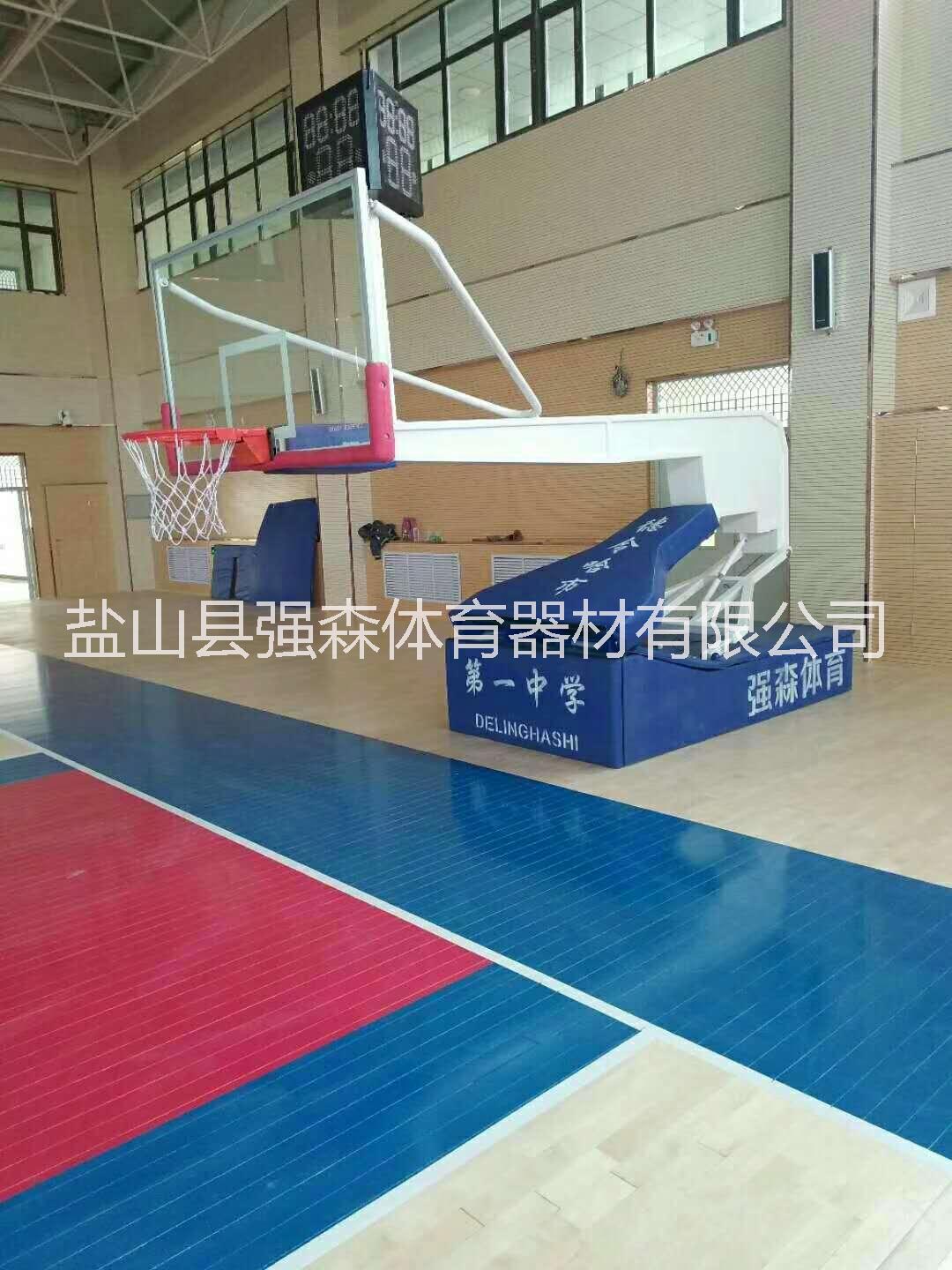 体育器材生产平箱仿液压篮球架健身器材批发招标