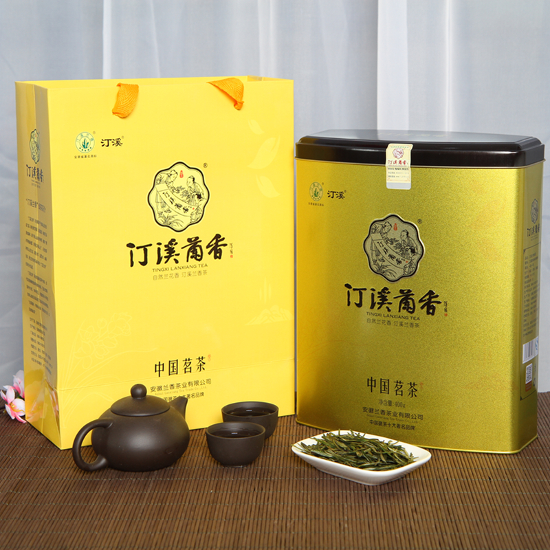 汀溪兰香明前茶黄腰圆听品牌绿茶2019明前茶系列一级一等茶叶