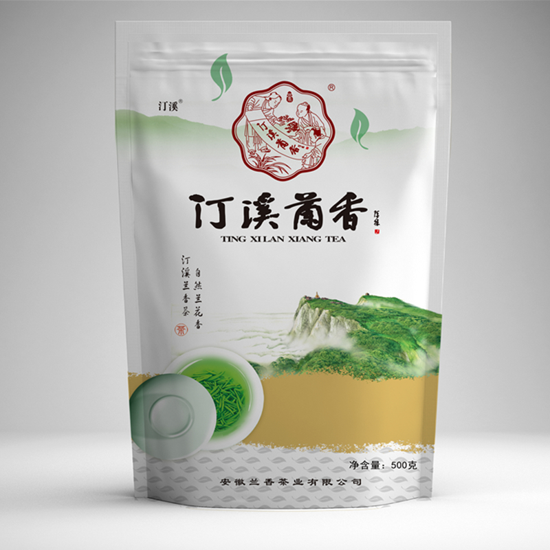 汀溪兰香系列500g实惠口粮装品牌绿茶2019明前绿茶一级一等茶叶图片