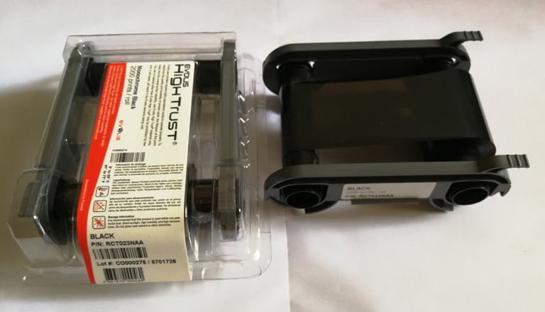 RCT023NAA黑色带RCT023NAA黑色带zenius证卡打印机色带primacy制卡机色带