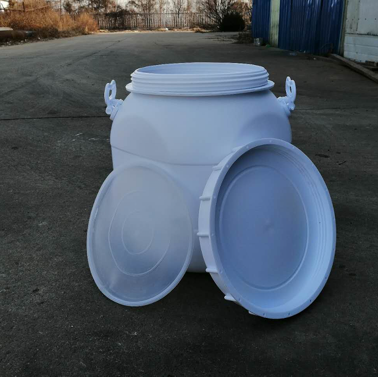 60L特厚圆桶50l加厚塑料化工吉林塑料桶厂 生产60L特厚圆桶50l加厚塑料化工桶  酵素桶周转化学桶50升耐酸碱水桶