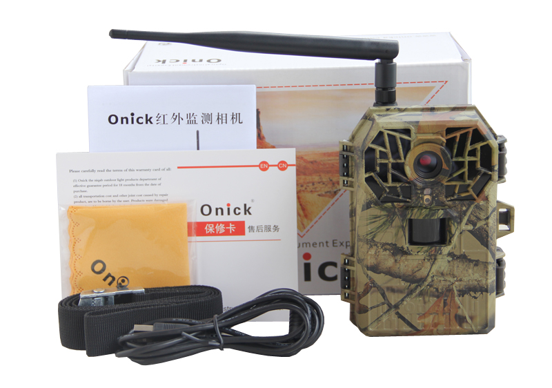 Onick欧尼卡AM-999新款彩信红外监控相机总代理供应野外红外线摄像机 AM-999新款彩信红外监测相机图片
