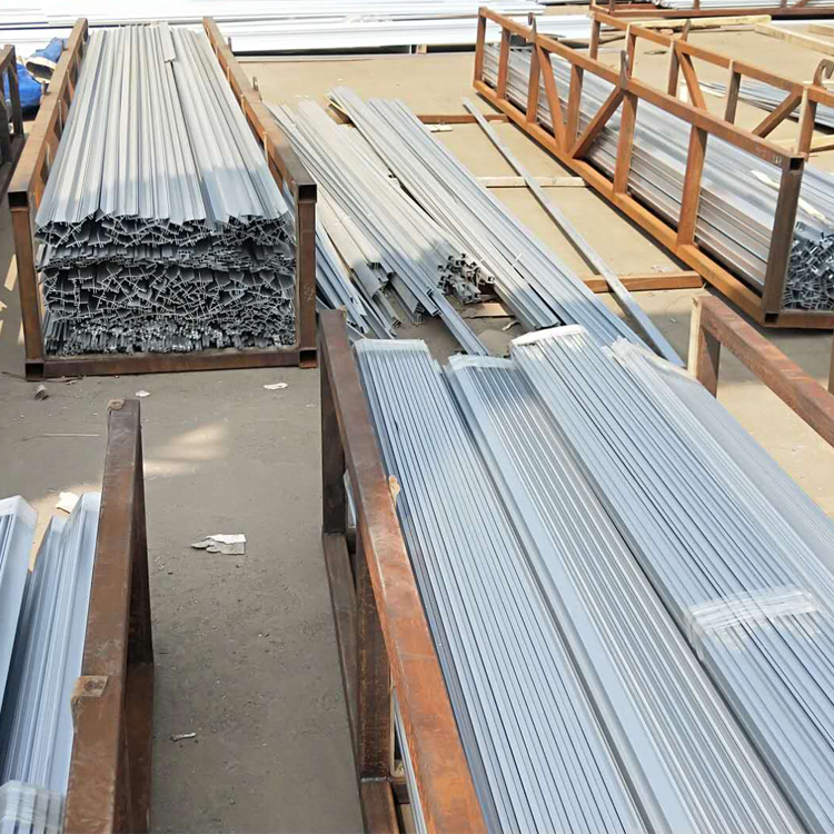 薄膜大棚铝型材 温室铝材配件 山东鑫华温室厂家 现货供应