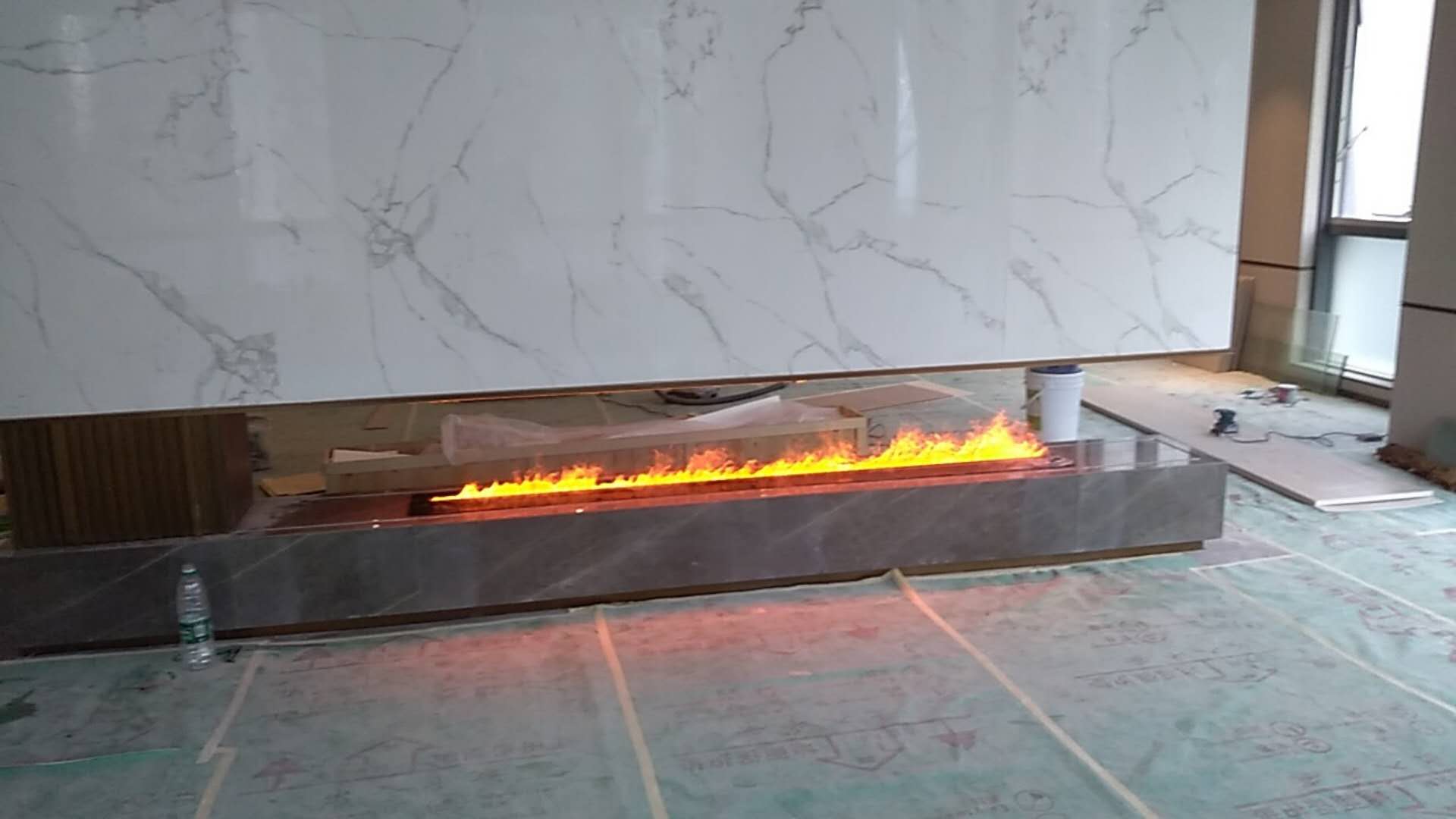 瑞烽智能3D雾化壁炉 电雾化壁炉工厂直销 加湿壁炉自动加水排水系统