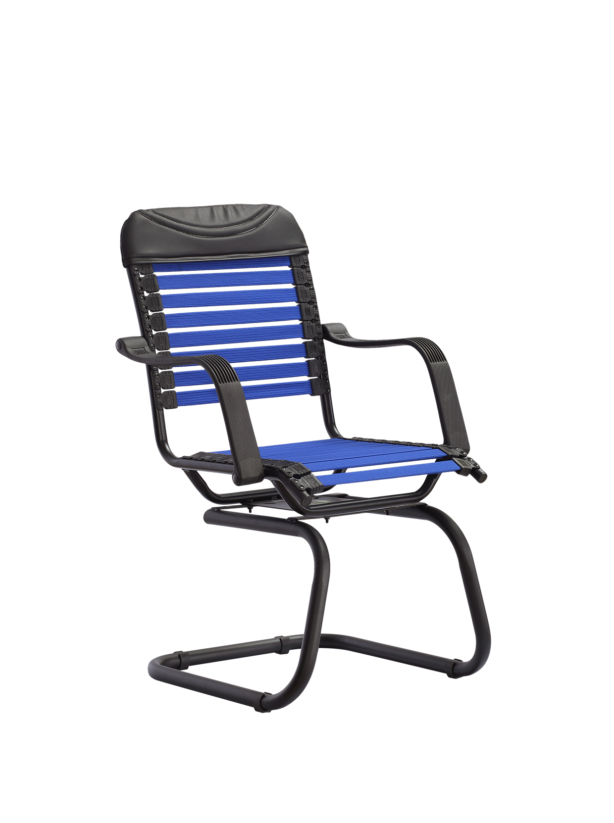益光金时代YG6032弓形椅电脑椅子办公椅时尚透气职员培训椅橡皮筋椅护腰图片