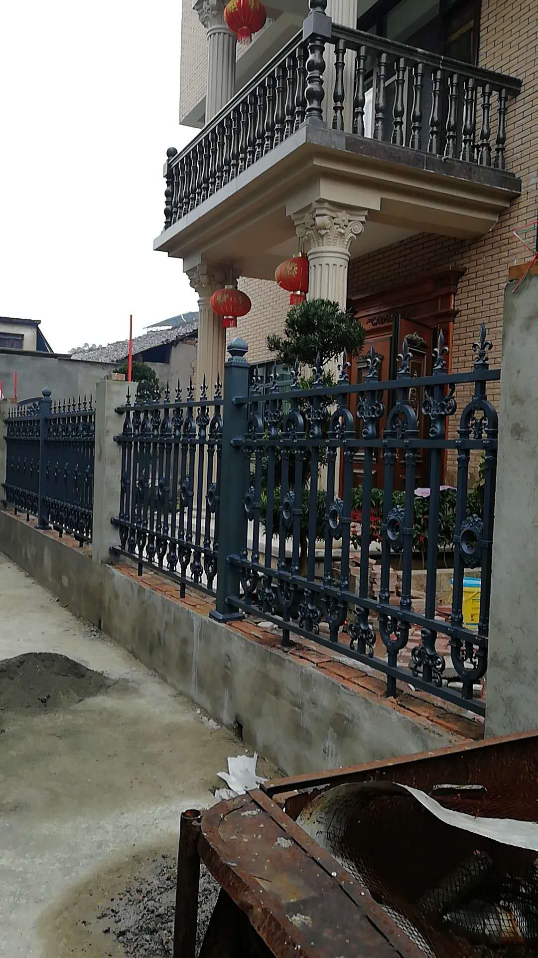 南宁柳州桂林来宾梧州贺州铝艺门豪华庭院门图片
