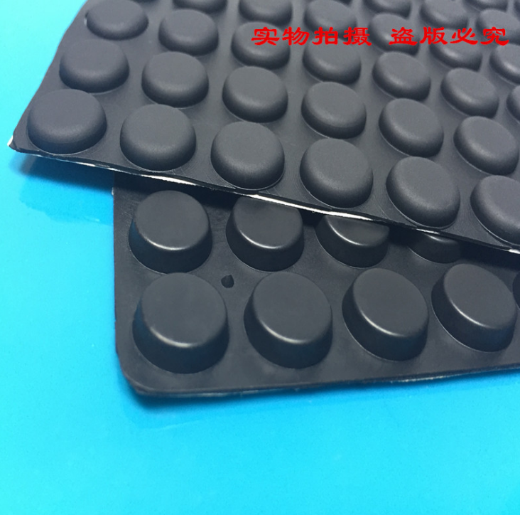 磨砂黑色硅胶垫 耐磨止滑正方形胶垫 防静电硅胶 橡胶垫图片