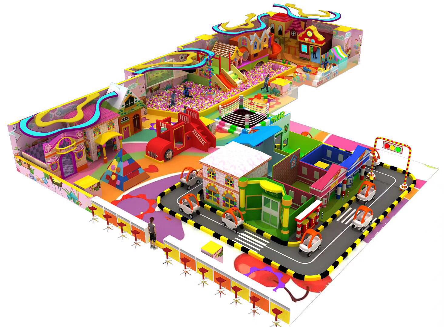 淘气堡-儿童主题乐园-游乐园设施-室内小型游乐场设备厂家图片